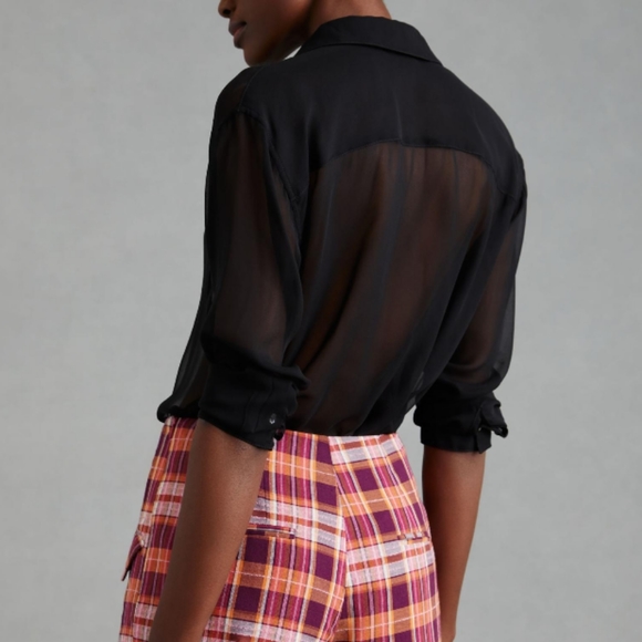 Anthropologie~ Plaid Skort NWT - Picture 4 of 10